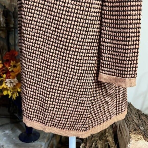 Carmen Marc Valvo Viscose Blend Textured Cardigan - NWT - Picture 7 of 11